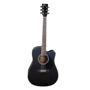 DevMusical DV41C Black 41 Inch Linden Wood Acoustic Guitar